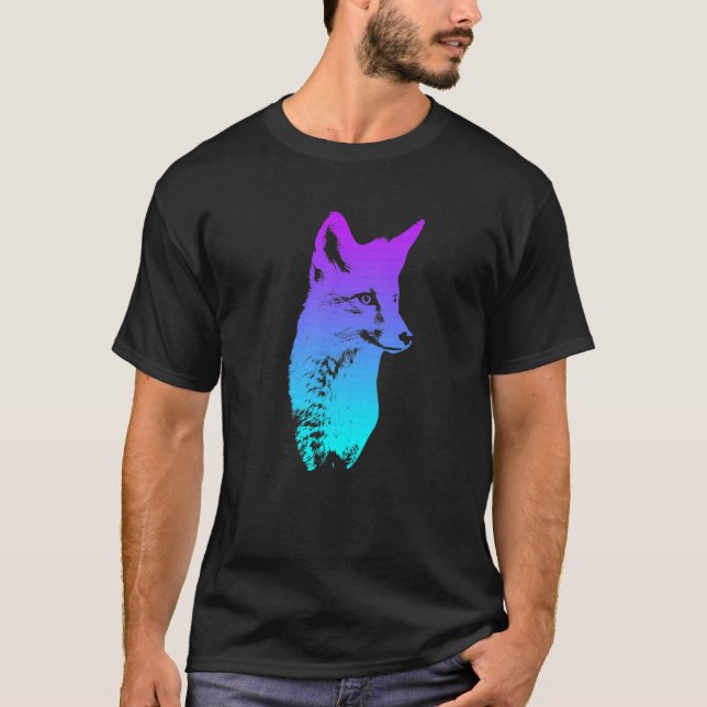 Fox head fox fox hunting hunter T-Shirt (Vorderseite)
