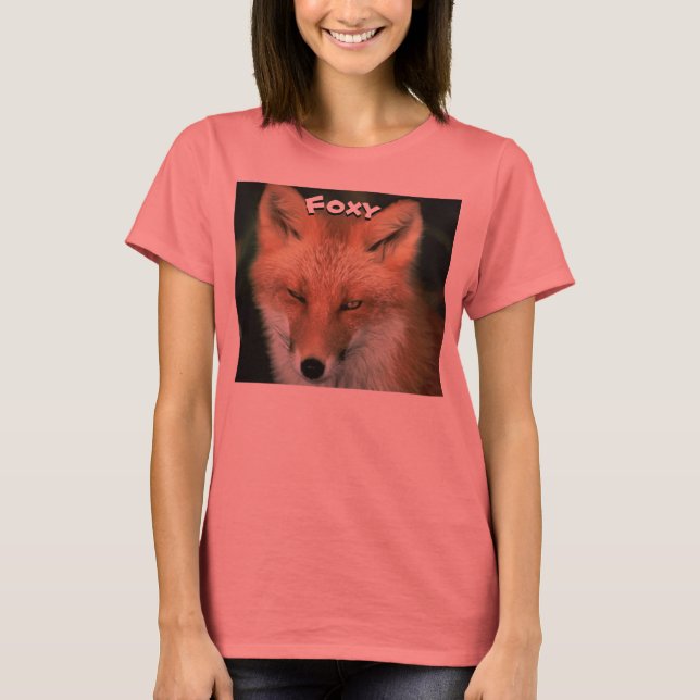 Fox-Hemd, Foxy-Tee, Bekleidung für Wildtiere T-Shirt (Vorderseite)