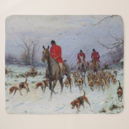 Fox Hunt Huntsmen und Hunden kehren Zuhause zurück Sherpadecke