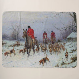 Fox Hunt Huntsmen und Hunden kehren Zuhause zurück Sherpadecke