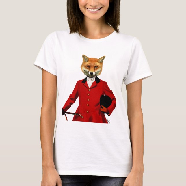 Fox Hunter 2-Portrait T-Shirt (Vorderseite)