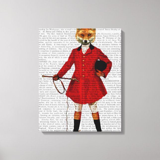 Fox Hunter Leinwanddruck (Vorderseite)
