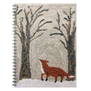 Fox-Ideen-Zeitschrift - Wolldecke, die Detail hakt Notizblock