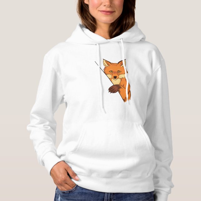 FOX ILLUSTRATION HOODIE (Vorderseite)