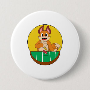 Fox im Poker mit Poker-Chips Button