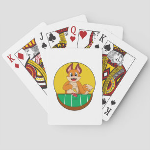 Fox im Poker mit Poker-Chips Spielkarten