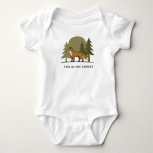 Fox im Wald Baby Strampler