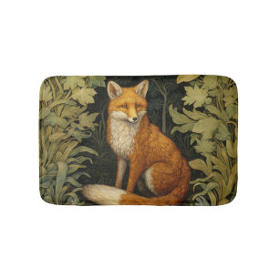 Fox im Wald, Jugendstil Badematte
