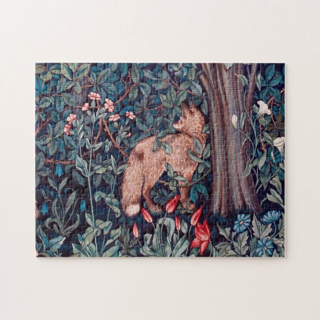 Fox im Wald, William Morris (Horizontal)