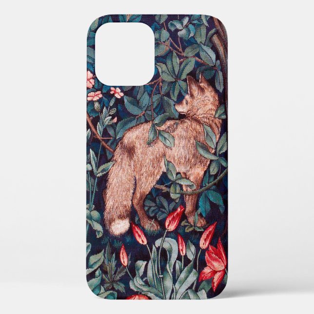 Fox im Wald, William Morris Case-Mate iPhone Hülle (Rückseite)