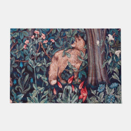 Fox im Wald, William Morris Fußmatte