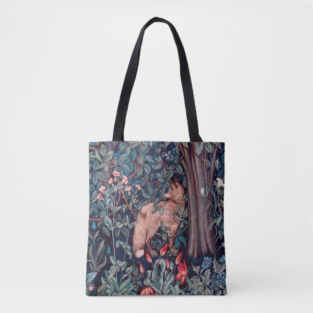 Fox im Wald, William Morris Tasche (Vorderseite)