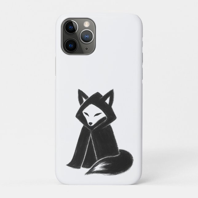 Fox in Cloak - Mysteriöses Tier Case-Mate iPhone Hülle (Rückseite)