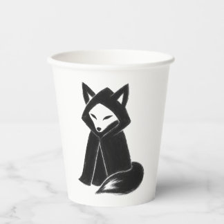 Fox in Cloak - Mysteriöses Tier Pappbecher