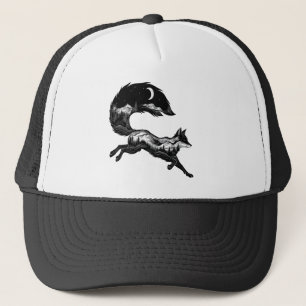 Fox in Mountain T - Shirt Truckerkappe