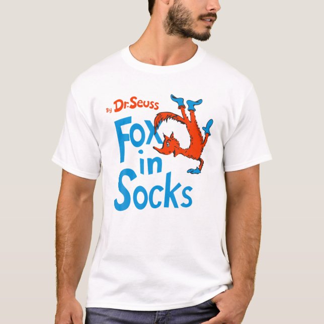 Fox in Socken - alles - Oh, die Orte, die Sie werd T-Shirt (Vorderseite)
