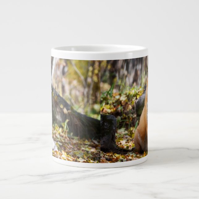 Fox in the Woods - Jumbo-Tasse (Vorderseite)