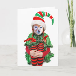 Fox ist ein Mädchen-Elf, #2 Feiertagskarte