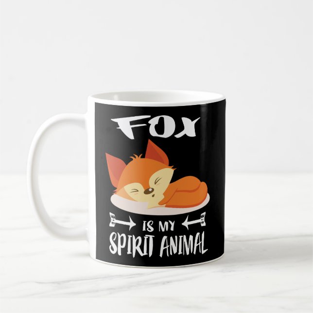 Fox ist mein geiles Tiergeschenk Kaffeetasse (Links)