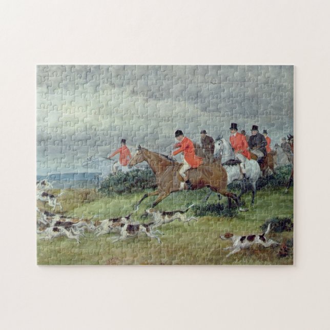 Fox Jagd in Surrey, 19. Jahrhundert (Horizontal)