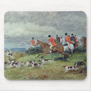 Fox-Jagd in Surrey, 19. Jahrhundert Mousepad