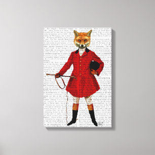 Fox-Jäger Leinwanddruck