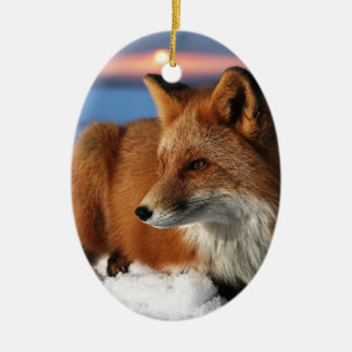 Fox Keramik Ornament