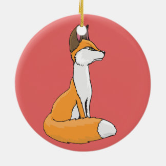 Fox Keramik Ornament