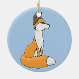 Fox Keramik Ornament