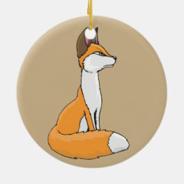 Fox Keramik Ornament