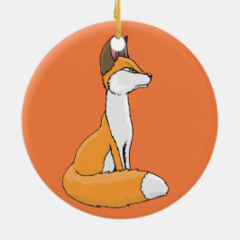 Fox Keramikornament