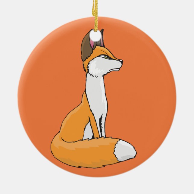 Fox Keramikornament (Hinten)