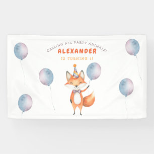Fox Kids Geburtstagsfeier Banner