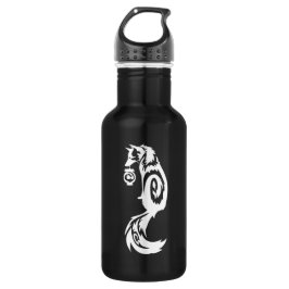 Fox Kitsune Stammes- mit Geist-Laterne Trinkflasche