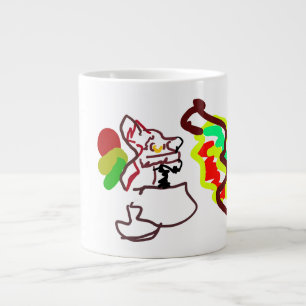 Fox Latte Fun Herbst Style Jumbo-Tasse