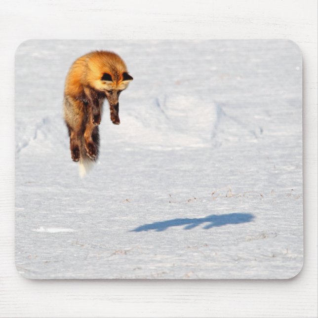 Fox Leap | Yukon, Kanada Mousepad (Vorne)