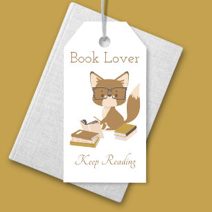 Fox Lesezeichen Kids lesen Page Marker Geschenkanhänger