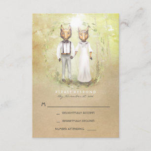 Fox-Liebe Wedding UAWG Karten