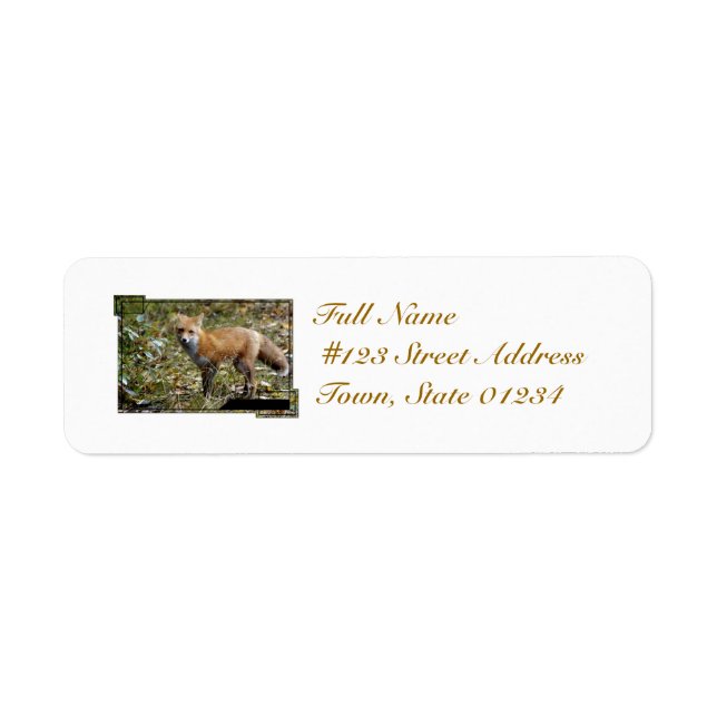 Fox-Mailing-Labels (Vorne)