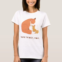 "Fox Mama & Cub - Wilde Tenderness Art" T-Shirt