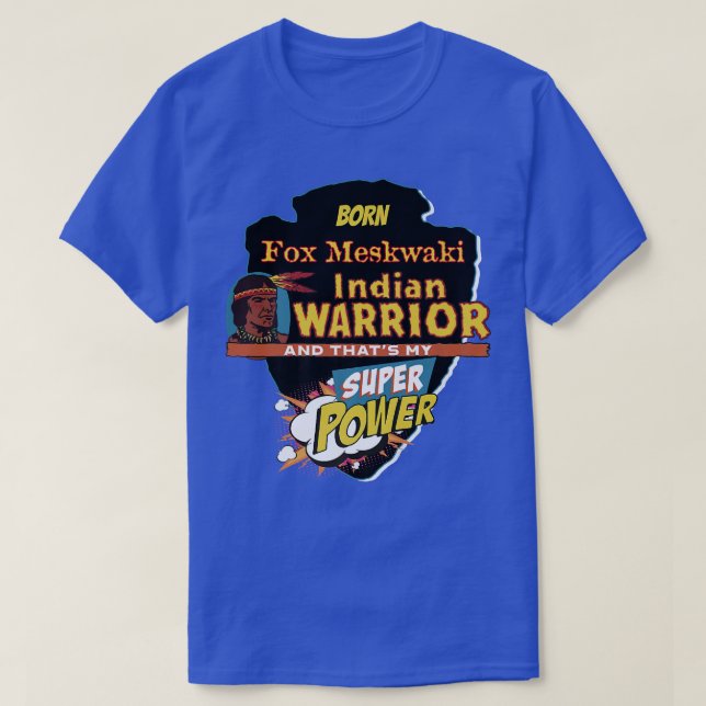 Fox Meskwaki Native Amerikanische Ureinwohner Gebo T-Shirt (Design vorne)