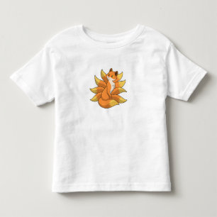Fox mit 9 Fox-Schwänzen Kleinkind T-shirt