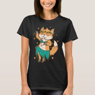 Fox mit Bauch tanzen Animal Nature T-Shirt