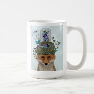 Fox mit Butterfly Bell Jar Kaffeetasse