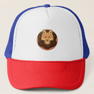 Fox mit Donut Truckerkappe