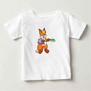 Fox mit Handtuch und Brush Baby T-shirt