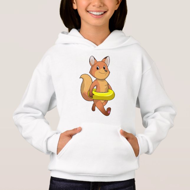 Fox mit Lifebuoy Hoodie (Vorderseite)