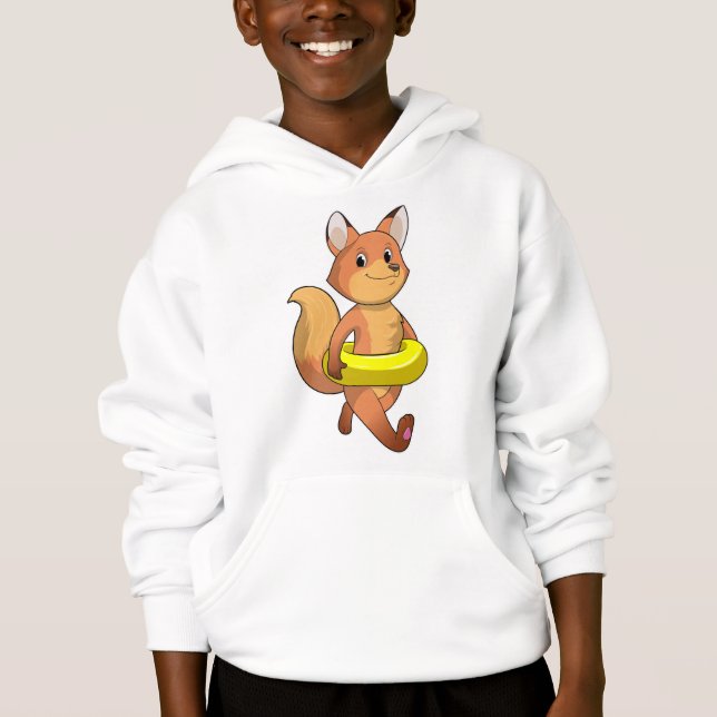Fox mit Lifebuoy Hoodie (Vorderseite)