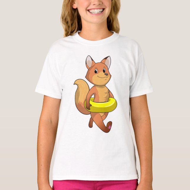Fox mit Lifebuoy T-Shirt (Vorderseite)