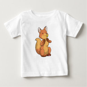 Fox mit Lollipop Baby T-shirt